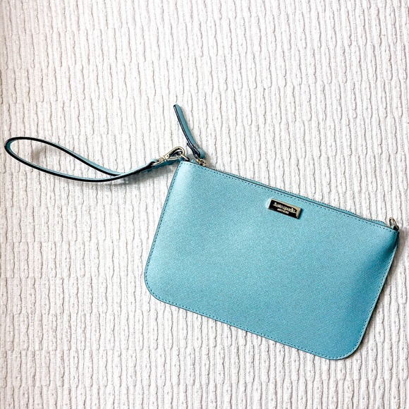 kate spade Handbags - Kate Spade Newbury Lane Lolly Wristlet Blue